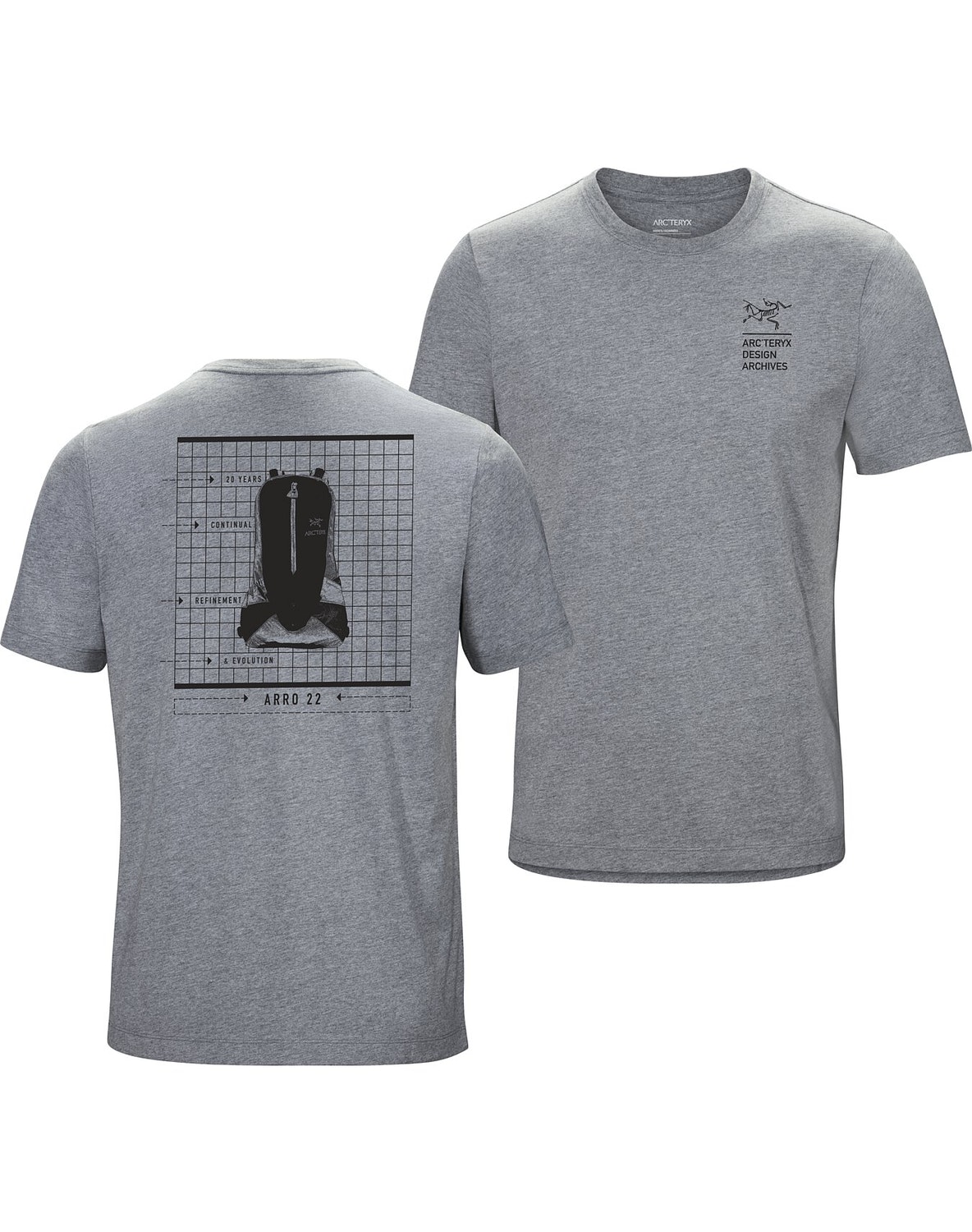 T-shirt Arc'teryx Arc'hive Uomo Grigie - IT-3465471